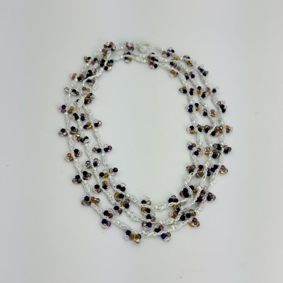 COLAR CROCHÊ BRANCO