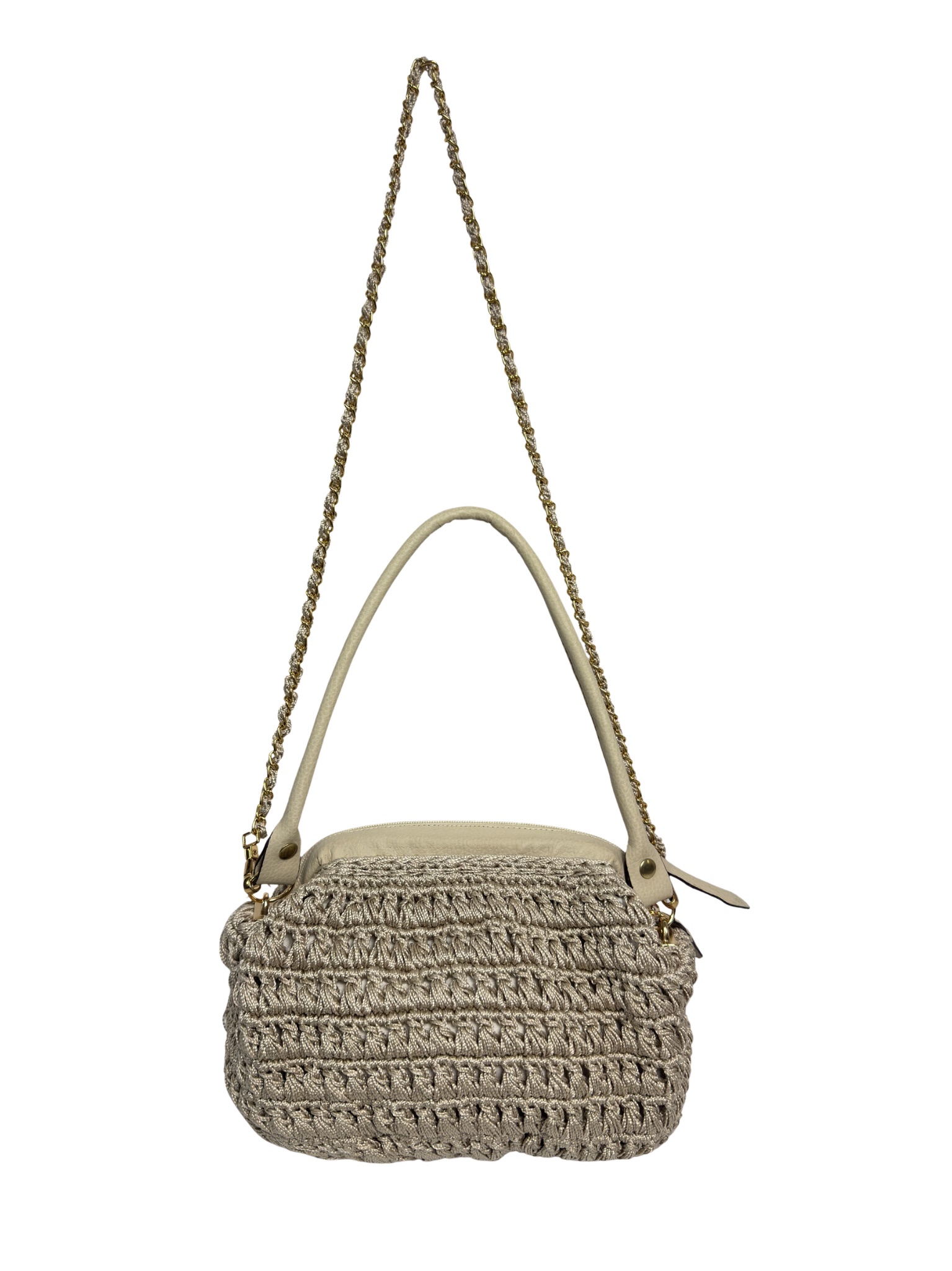 BOLSA TOLIVA SAFIRA EM CROCHÊ
