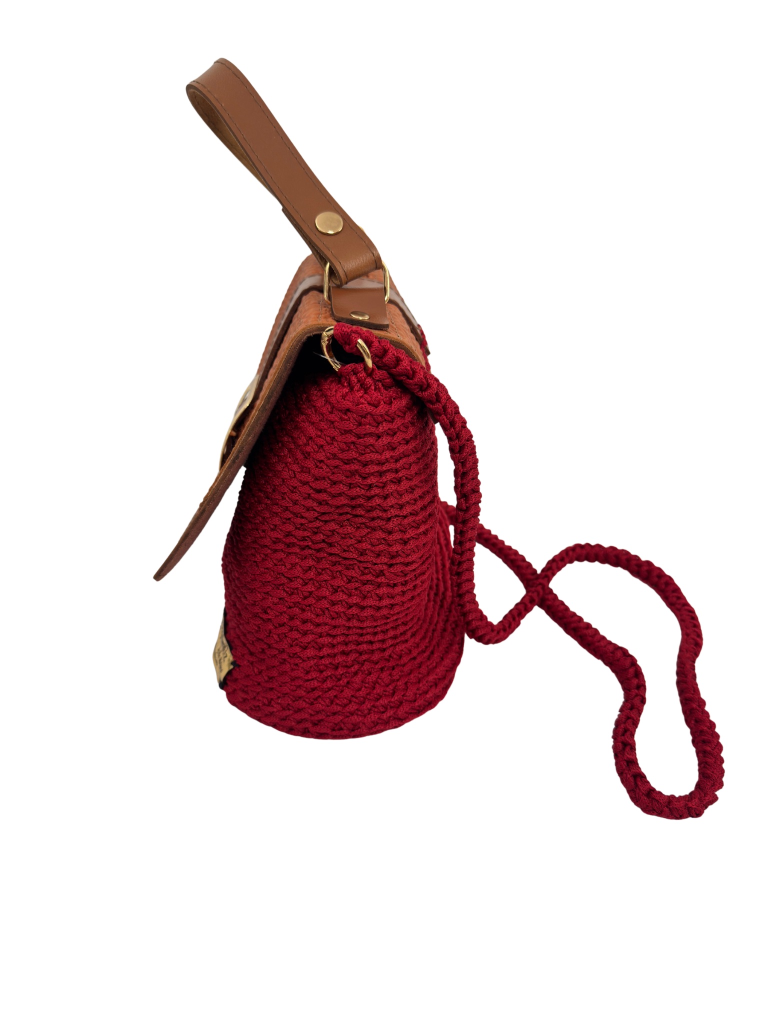 BOLSA EUQISIMIFIZ ESTILO CARTEIRO EM CROCHÊ - Imagem 4